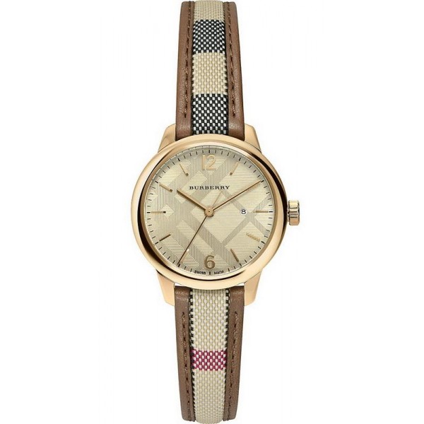 Buy Burberry Women's Watch The Classic Round BU10114