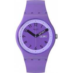 Swatch Unisex Watch New Gent Proudly Violet SO29V700