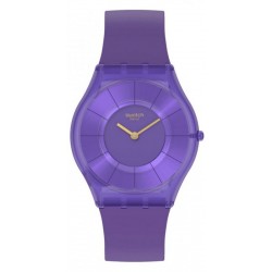 Swatch Women's Watch Skin Classic Purple Time SS08V103