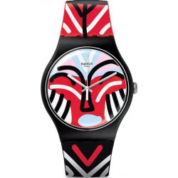 Swatch Unisex Watch New Gent Mask Parade SUOB127