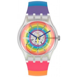 Swatch Unisex Watch New Gent #Opensummer SUOK148