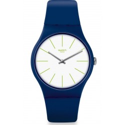 Swatch Unisex Watch New Gent Bluesounds SUON127