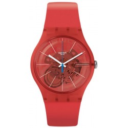 Swatch Unisex Watch New Gent Bloody Orange SUOO105