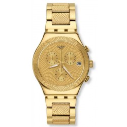 Swatch Unisex Watch Irony Chrono Goldy Full YCG420G