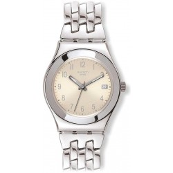 Reloj Swatch Mujer Irony Medium Follow Ways Cream YLS441G