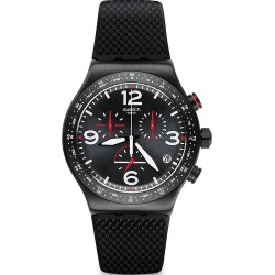 Swatch Men's Watch Irony Chrono Black Is Back YVB403