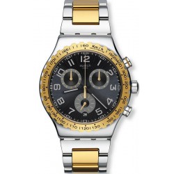 Montre Swatch Homme Irony Chrono Golden Youth YVS427G