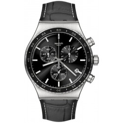 Swatch Men's Watch Irony Chrono Carbonium Dream YVS495