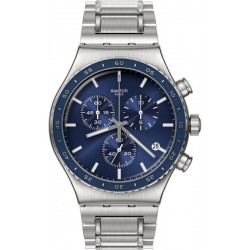 Swatch Men's Watch Irony Chrono Cobalt Lagoon YVS496G